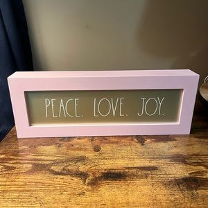 Rae Dunn Decor Peace Love Joy
